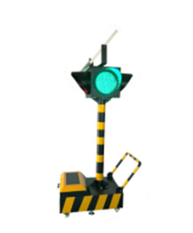 高台太阳能移动信号灯